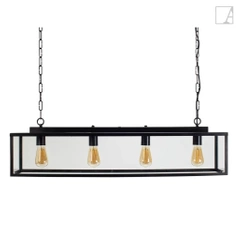 Lampa wisząca Authentage Vitrine długa + zintegrowany LED