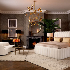 Rama Łóżka Eichholtz Sycamore bouclé cream