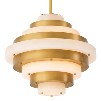 Żyrandol Lazzari antique brass finish Eichholtz