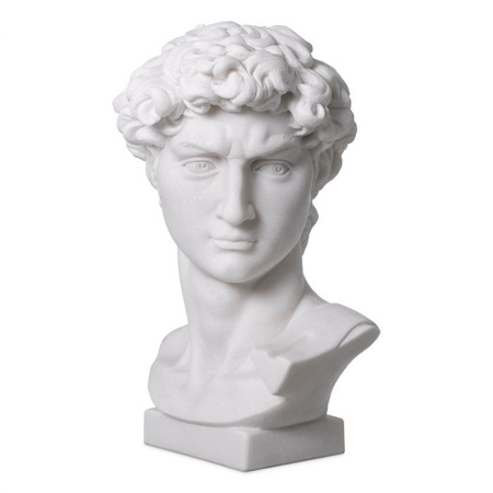 Dekoracja David white marble