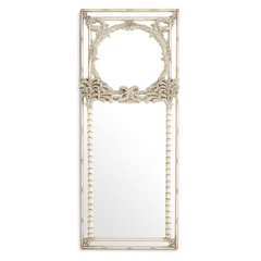 Lustro Eichholtz Le Royal antyczne białe wykończenie