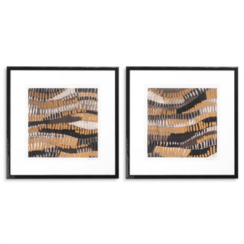 Plakat Eichholtz Metallic Undulation – June Erica Vess, zestaw 2