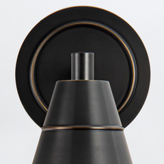 Kinkiet Willard - 1 źródło światła - Miejski brąz