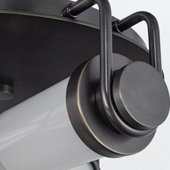 Plafon Wynwood - 3 źródła światła - Miejski brąz