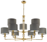 LAMPA WISZĄCA - ARTU - MOSIĄDZ POLEROWANY - (9) - KUTEK MOOD - MY HONEY HOME