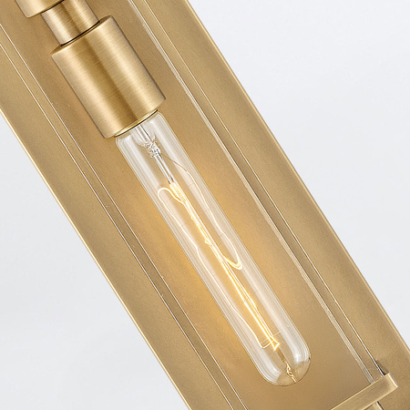 Kinkiet Henri - 2 źródła światła - Klasyczny mosiądz