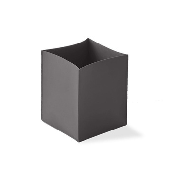 Pojemnik na papier bez pokrywki Decor Walther NAPPA Skóra naturalna smoke-grey