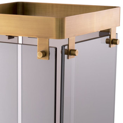 Stojak na parasole Eichholtz Heston dymione szkło