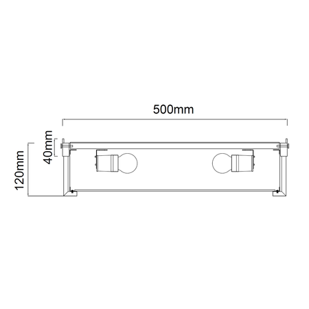 Plafon Romi PL Old Gold 50
