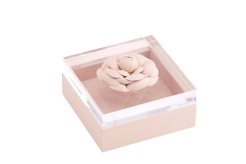 SKÓRZANE PUDEŁKO RIVIERE - JASNORÓŻOWE - GIOBAGNARA - MY HONEY HOME