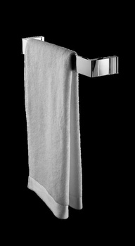Uchwyt do szklanych kabin prysznicowych i uchwyt na ręcznik Decor Walther 60 cm Chrom