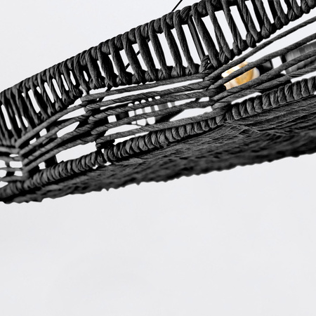 Lampa wisząca Ophelia - 6 źródeł światła - Czarny