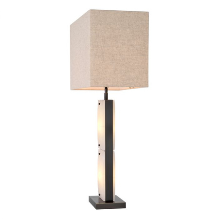 Lampa stołowa Ortiz bronze highlight finish incl shade Eichholtz