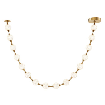 Lampa wisząca LED Marni - Naturalny mosiądz