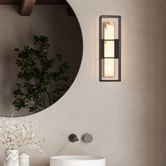 Średni kinkiet Blakley - 1 źródło światła - Matowa czerń