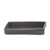 Taca Decor Walther NAPPA Skóra naturalna smoke-grey