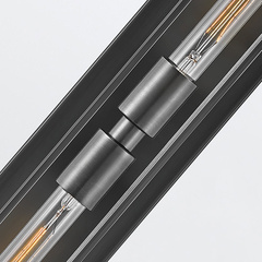 Kinkiet Henri - 2 źródła światła - Oksydowana czerń