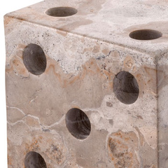 Zestaw akcesoriów Eichholtz Visa z brązowego marmuru, zestaw 2 sztuk