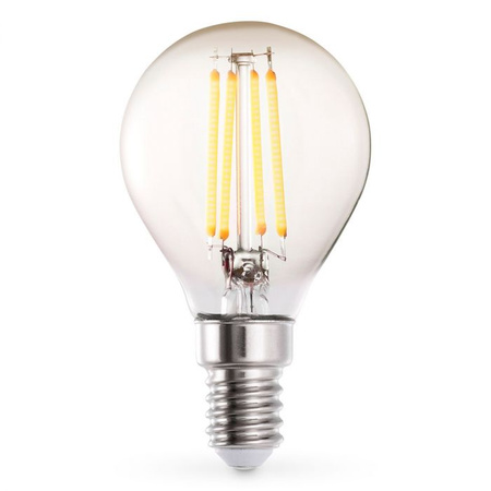 LED Bulb Pear 4W E14 set of 4