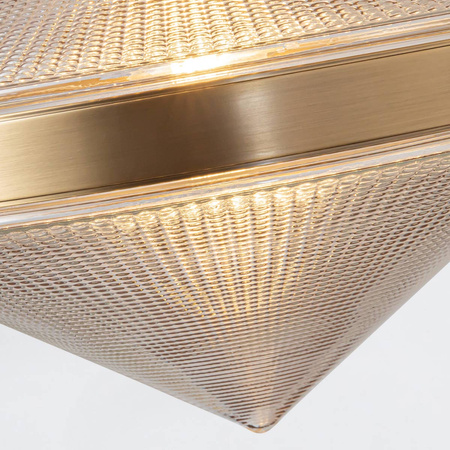 Lampa wyspowa Willard - 2 źródła światła - Vintage mosiądz