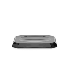 KRISTALL Taca Comb Decor Walther Antracyt