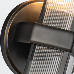 Kinkiet Cairo - 1 źródło światła - Miejski brąz