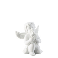 Anioł mały z kwiatami