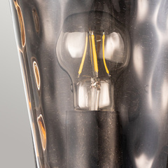 Średnia latarnia naścienna Baltimore - 1 źródło światła - Wyblakły brąz