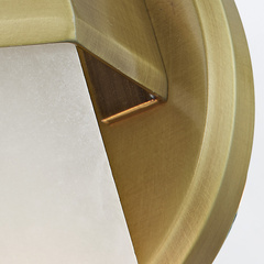 Kinkiet Valencia - 2 źródła światła - Vintage mosiądz