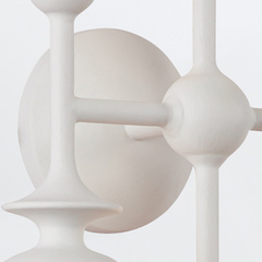 Kinkiet Cadence - 6 źródeł światła - Antyczna biel