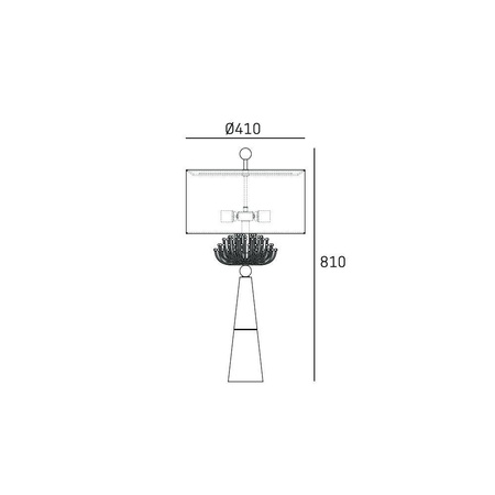 Lampa stołowa CARTAGENA T02004AU