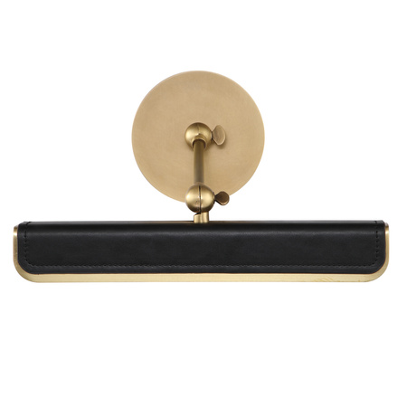 Mała obrazówka LED Valise Picture - Vintage mosiądz, skóra smokingowa