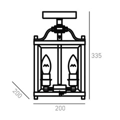 Plafon NEW YORK C03929CH