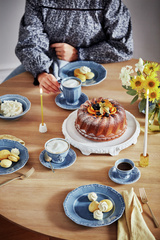 Tortownica na nóżkach 31 cm Maria Biała Rosenthal