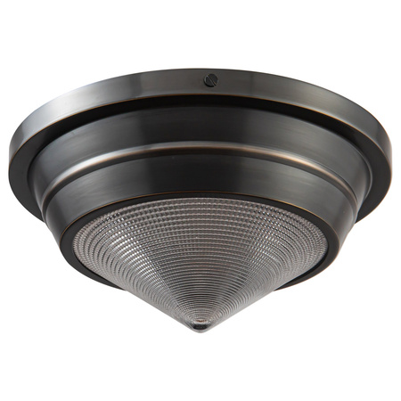 Mały plafon Willard - 1 źródło światła - Miejski brąz