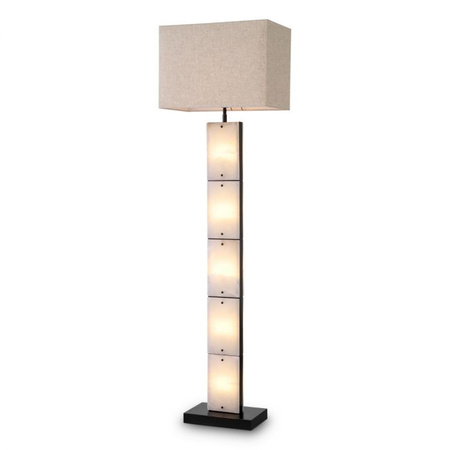 Lampa podłogowa Ortiz bronze highlight finish incl shade Eichholtz