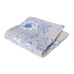 OBRUS BAWEŁNIANY BLOSSOM BLUE - 130 x 250 CM - ROSEBERRY HOME - MY HONEY HOME