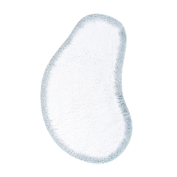 Dywan Kąpielowy Graccioza Maiko 60x100 cm White/Sea Mist Antybakteryjny