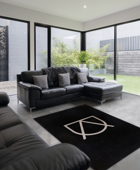 DYWAN SIGNUM BLACK ART DECO 160 X 230 CM FARGOTEX - MY HONEY HOME