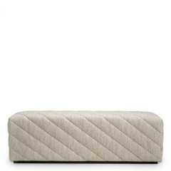 Ławka Avellino splendor light grey Eichholtz