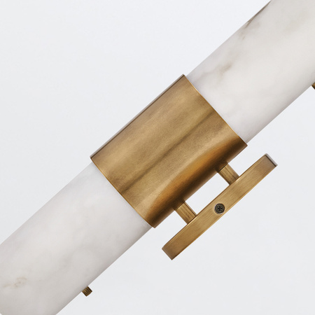 Średni kinkiet LED Ibiza - Klasyczny mosiądz