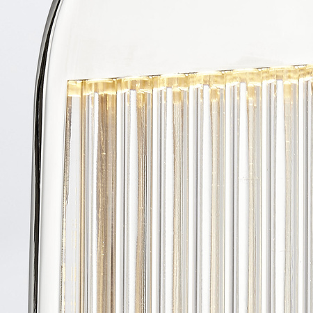 Średni kinkiet LED Palais - Polerowany nikiel