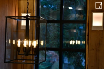 Lampa wisząca Authentage Vitrine latarnia - 4 źródła światła