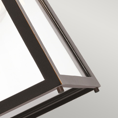 Mała latarnia naścienna Delison - 1 źródło światła