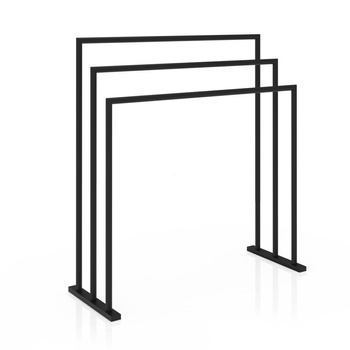 Stojak na ręcznik Decor Walther Czarny mat