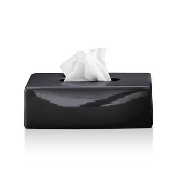 Pudełko na chusteczki Decor Walther porcelana Czarny