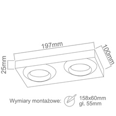 Oprawa wpuszczanaAstro II