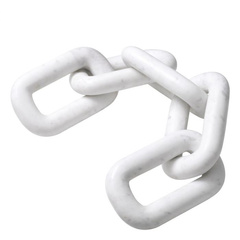 Dekoracja Eichholtz Salda z białego marmuru