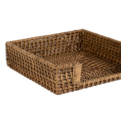 PLECIONY POJEMNIK EDNA  - 19x19xH.5CM - COTE TABLE - MY HONEY HOME