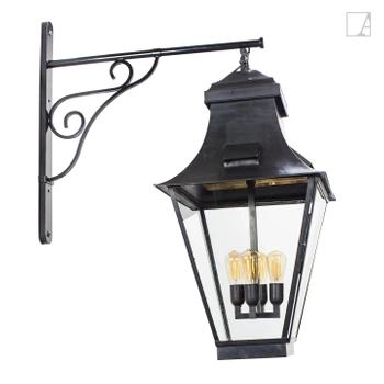 Lampa ścienna Authentage Gracieuze na dużam wsporniku